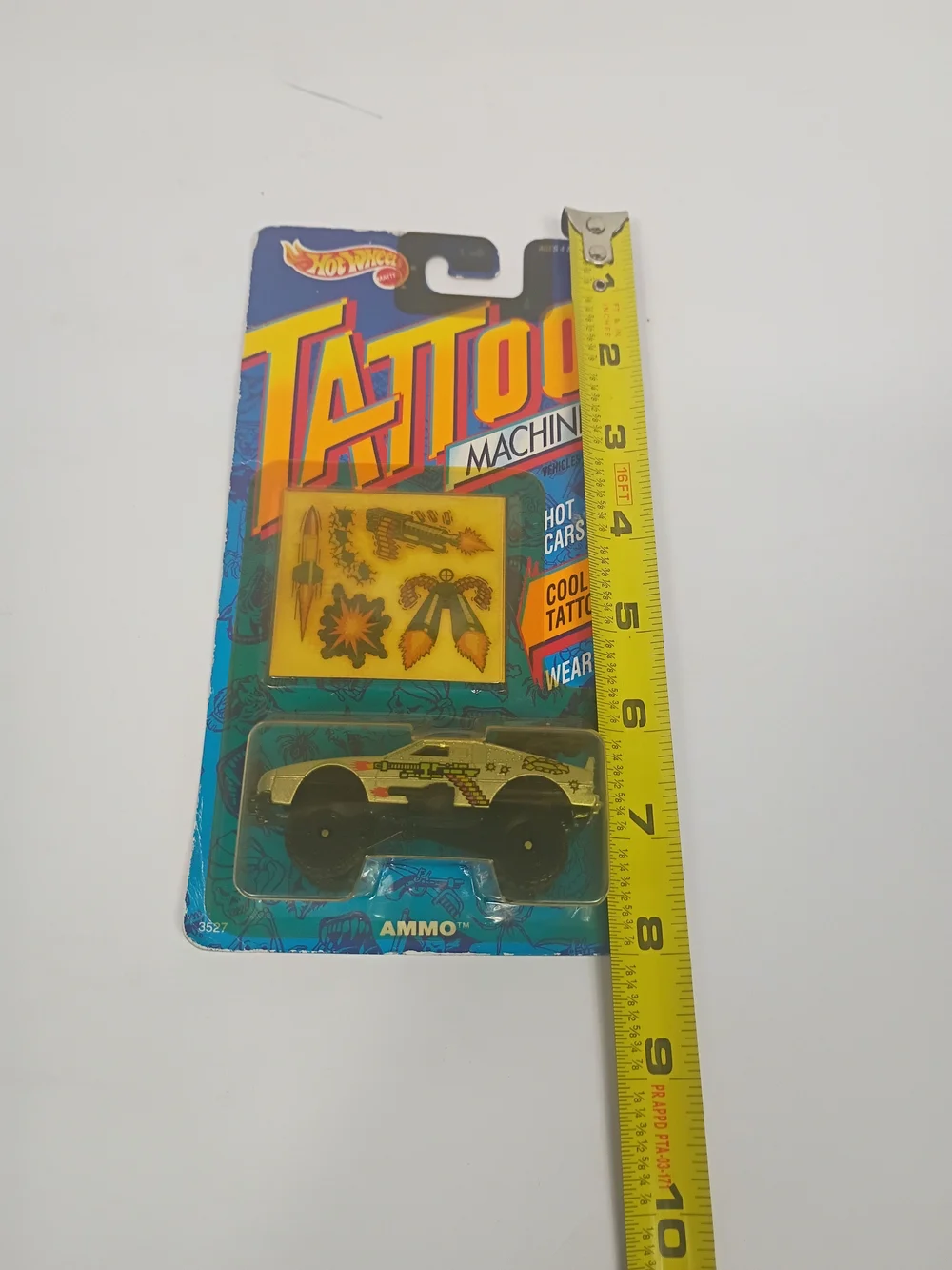 1993 Hot Wheels Tattoo Machines Ammo Sting Rod